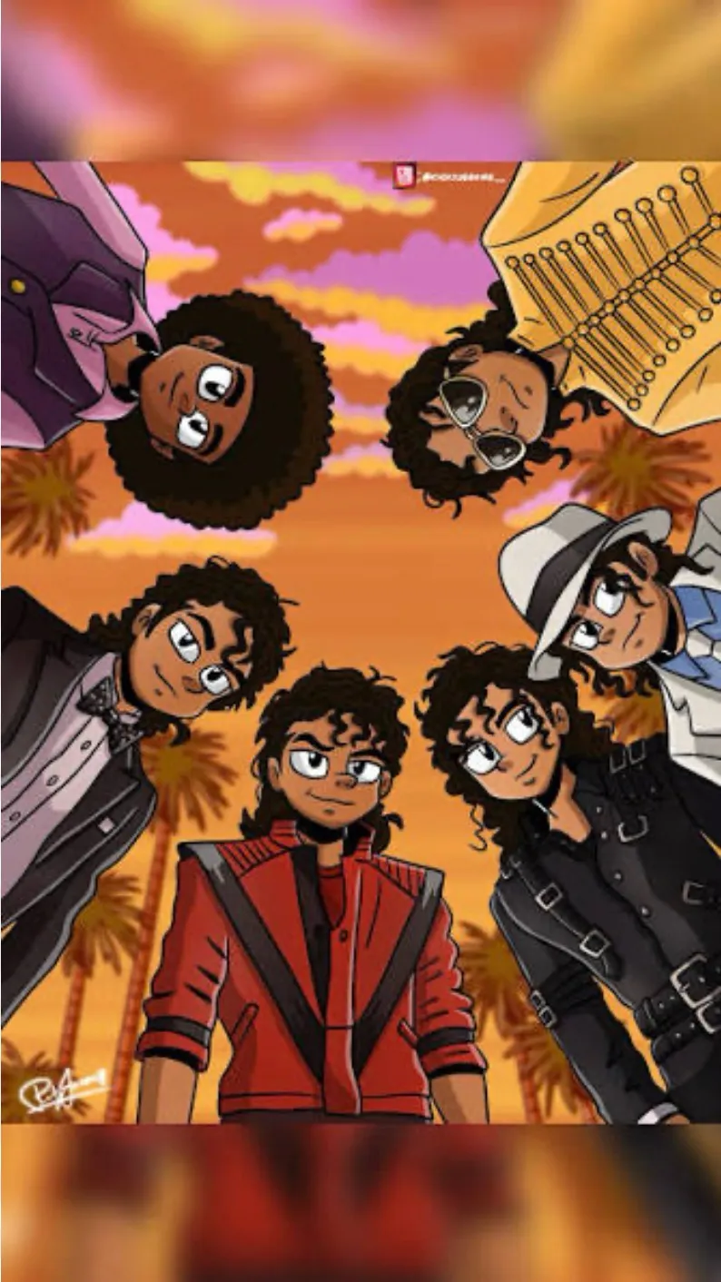 ai character: Jackson 5  background