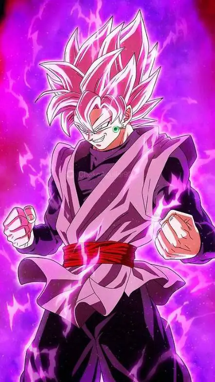 ai character: Goku black  background