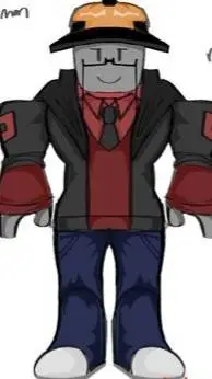 ai character: builderman background