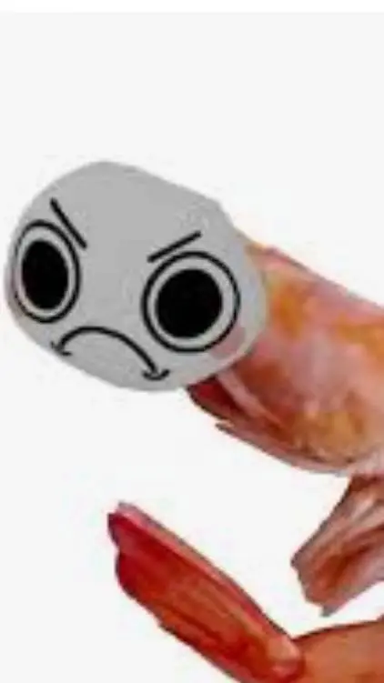 ai character: shrimpo but good background