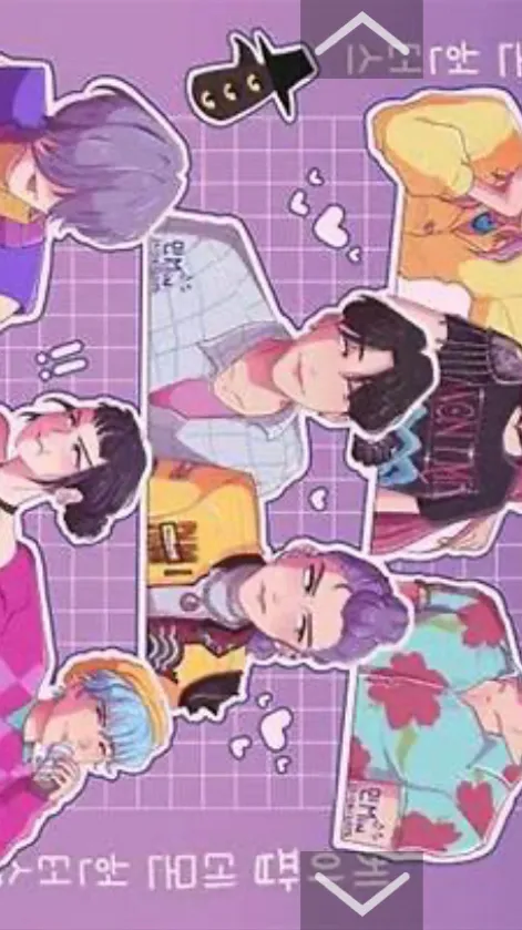 ai character: Kpdh sleep over background