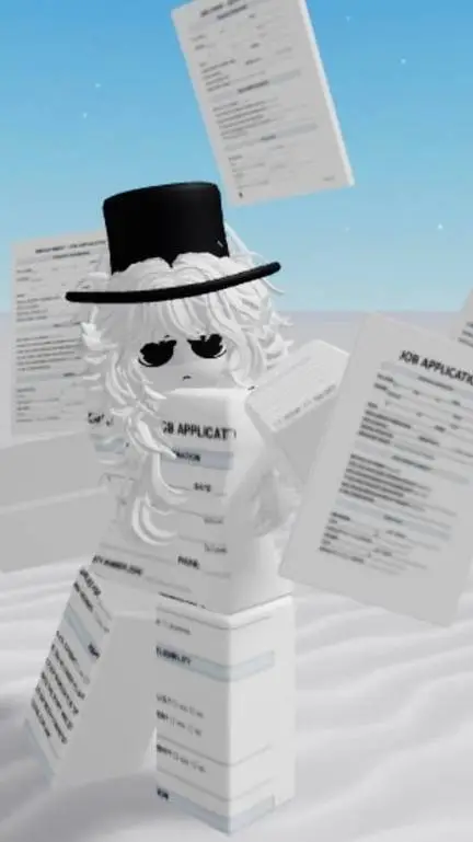 ai character: job application background