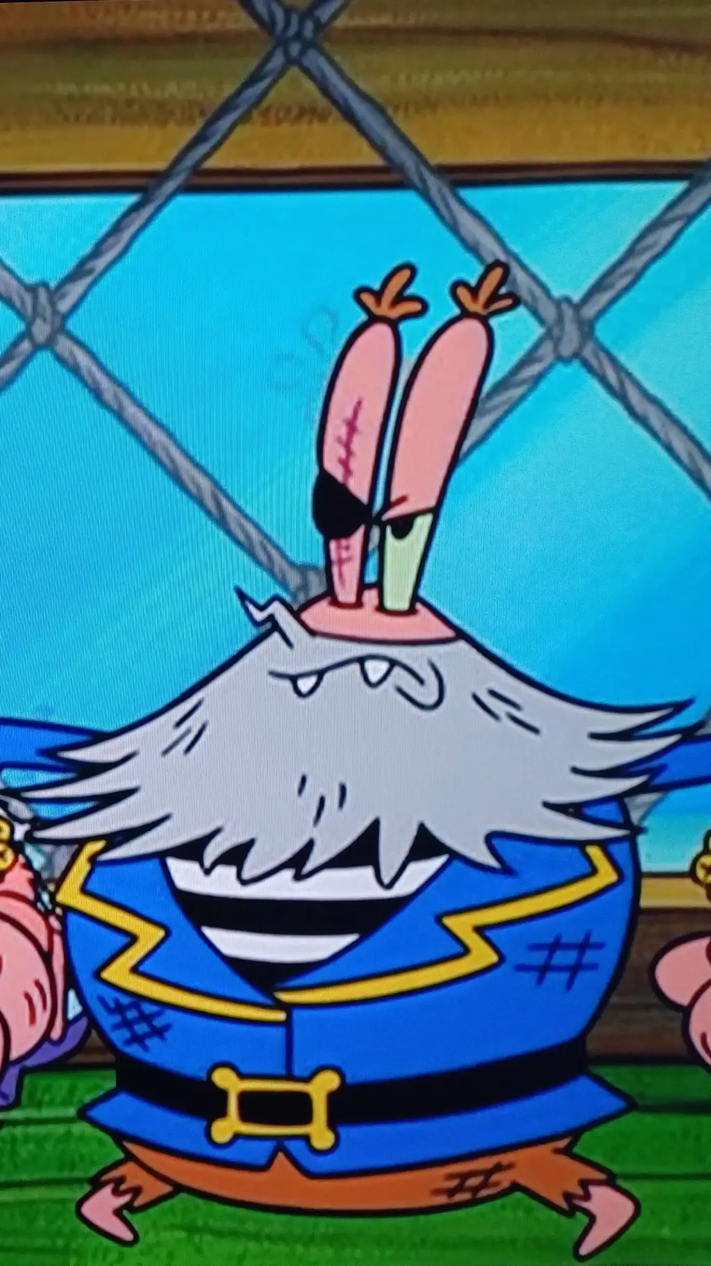 ai character: Mr. Krabs' Grandpa background