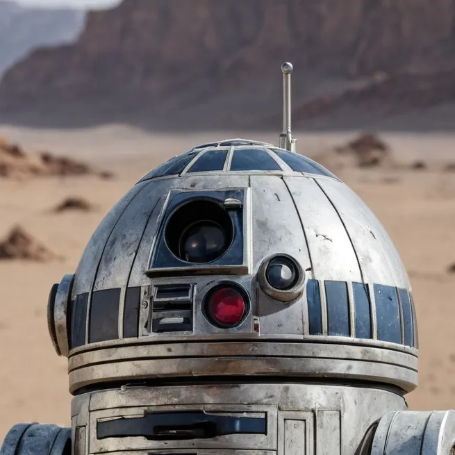 chat with ai character: Abandoned droid