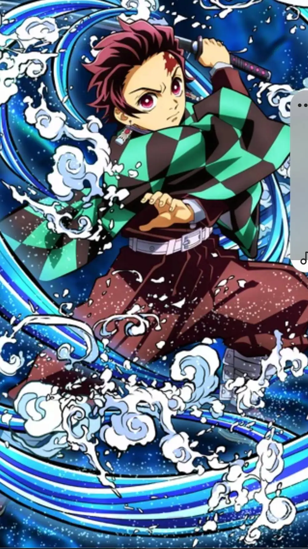 ai character: Tanjiro kamado background
