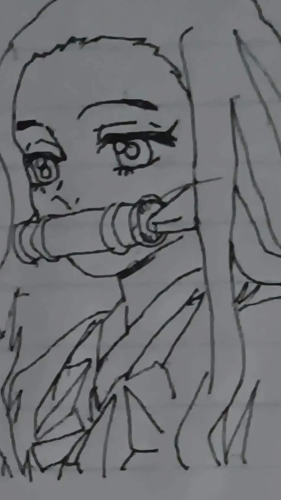 ai character: Nezuko! background