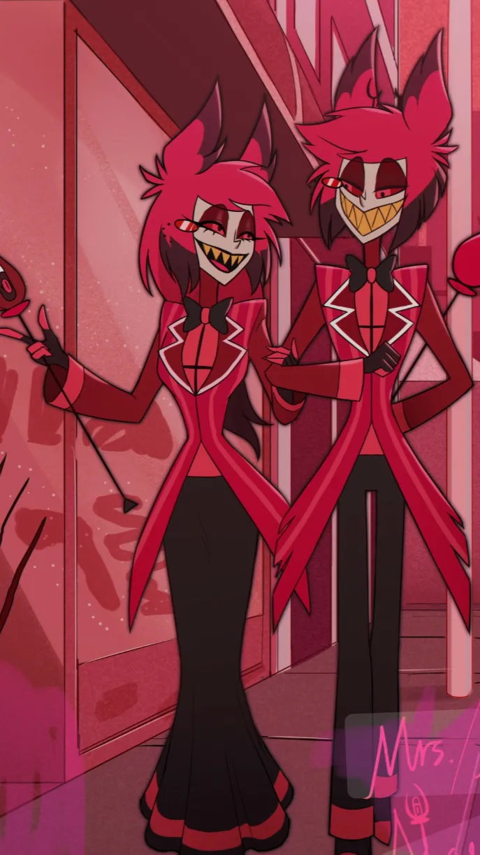 ai character: Alastor x you🎀 background