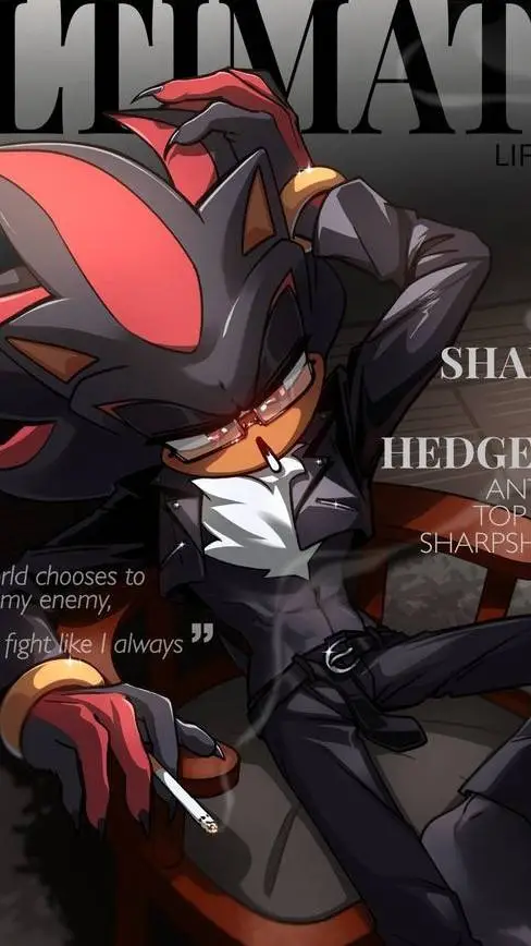 ai character: Shadow the Hedgeho background