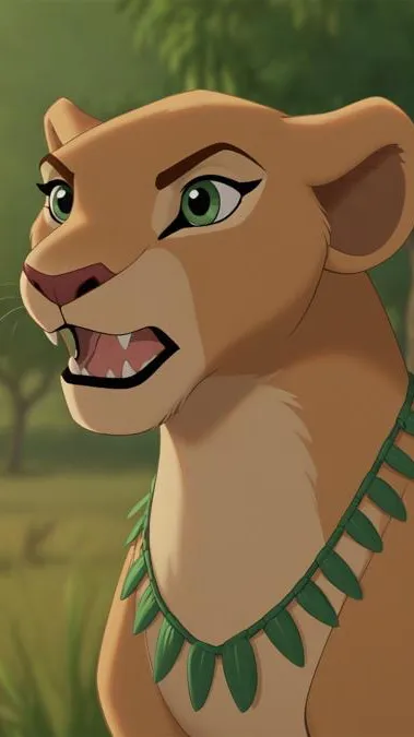 ai character: Nala (adult) background