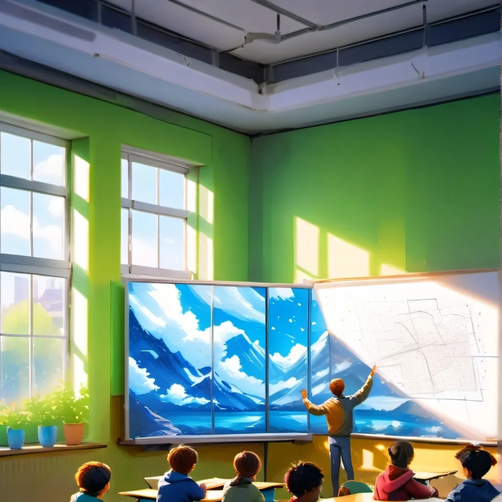 chat with ai character: classroom 