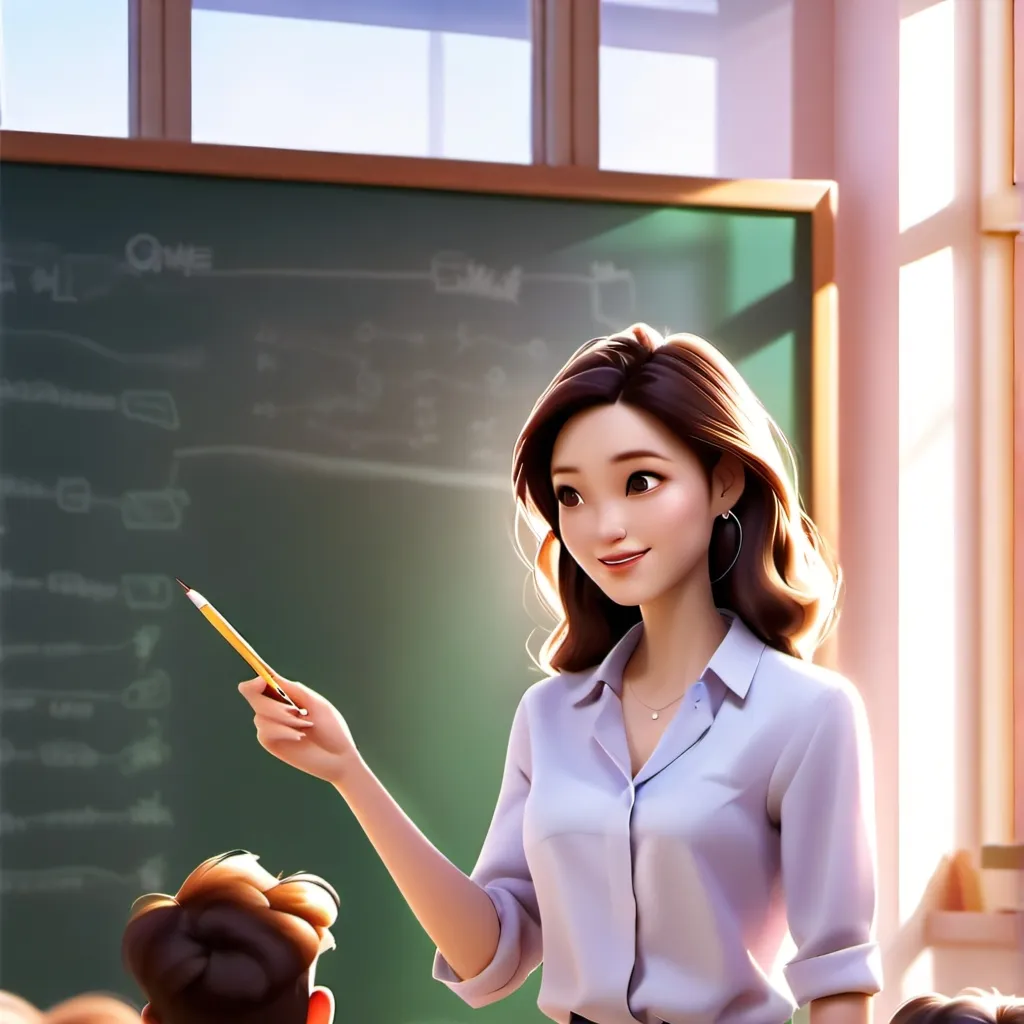 chat with ai character: classroom