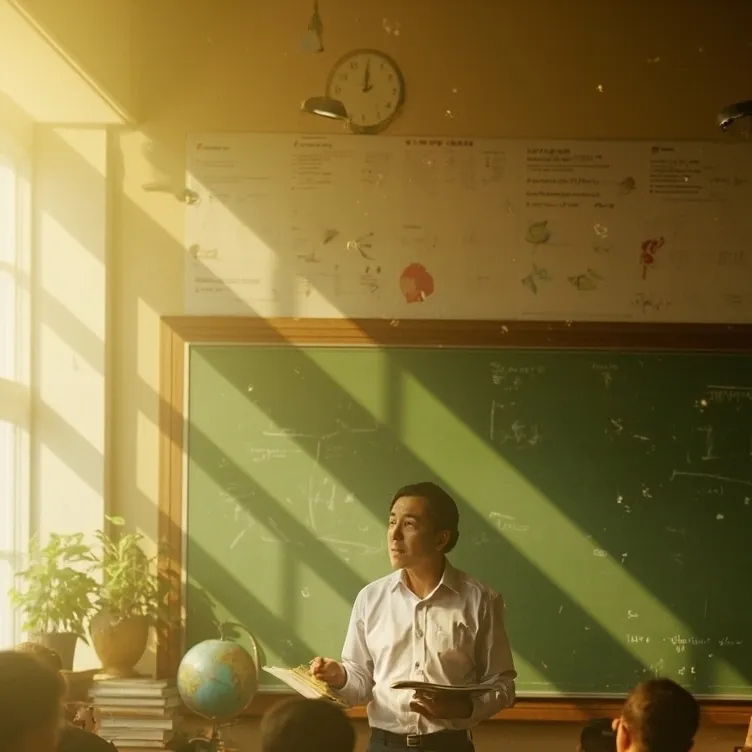 chat with ai character: classroom