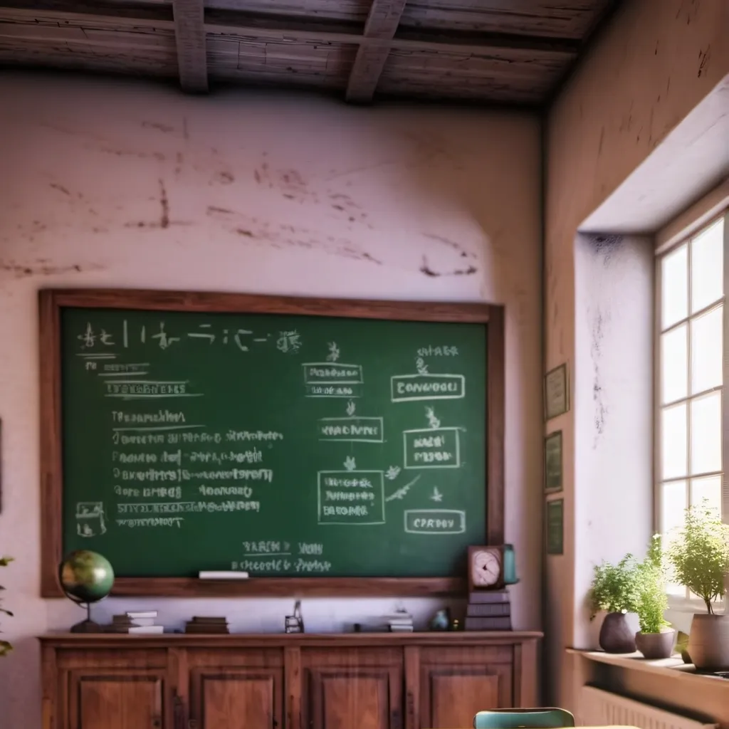 chat with ai character: crazy classroom 