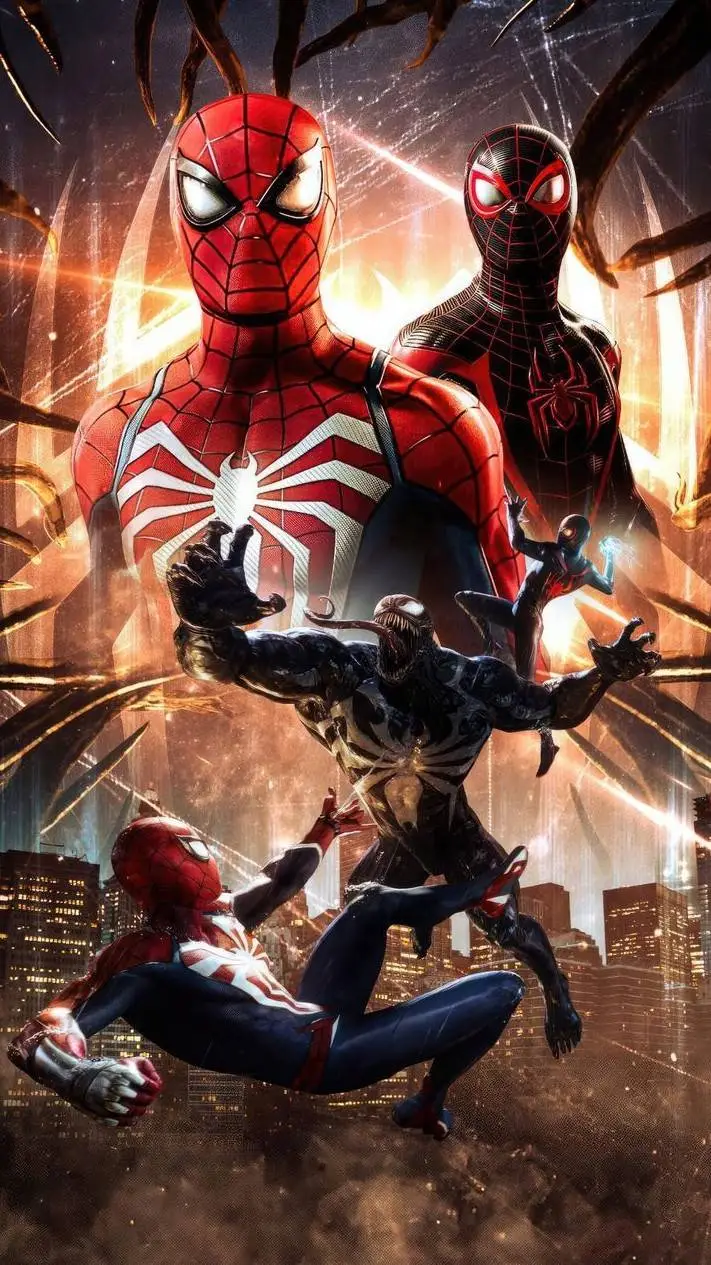 ai character: SPIDER-MAN 2 background