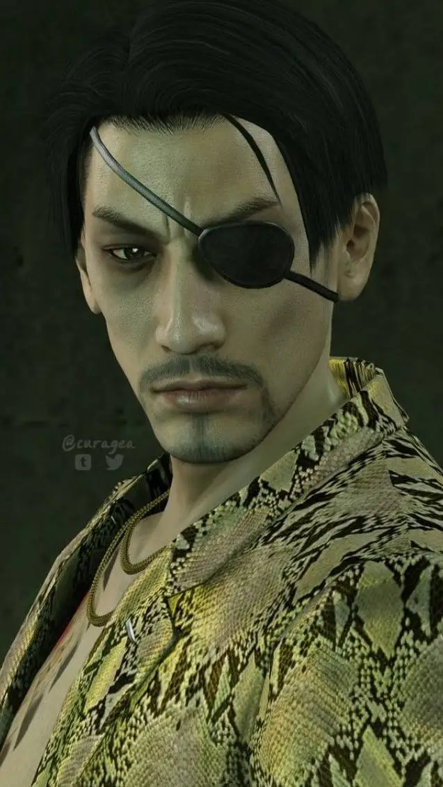 ai character: Majima Goro background
