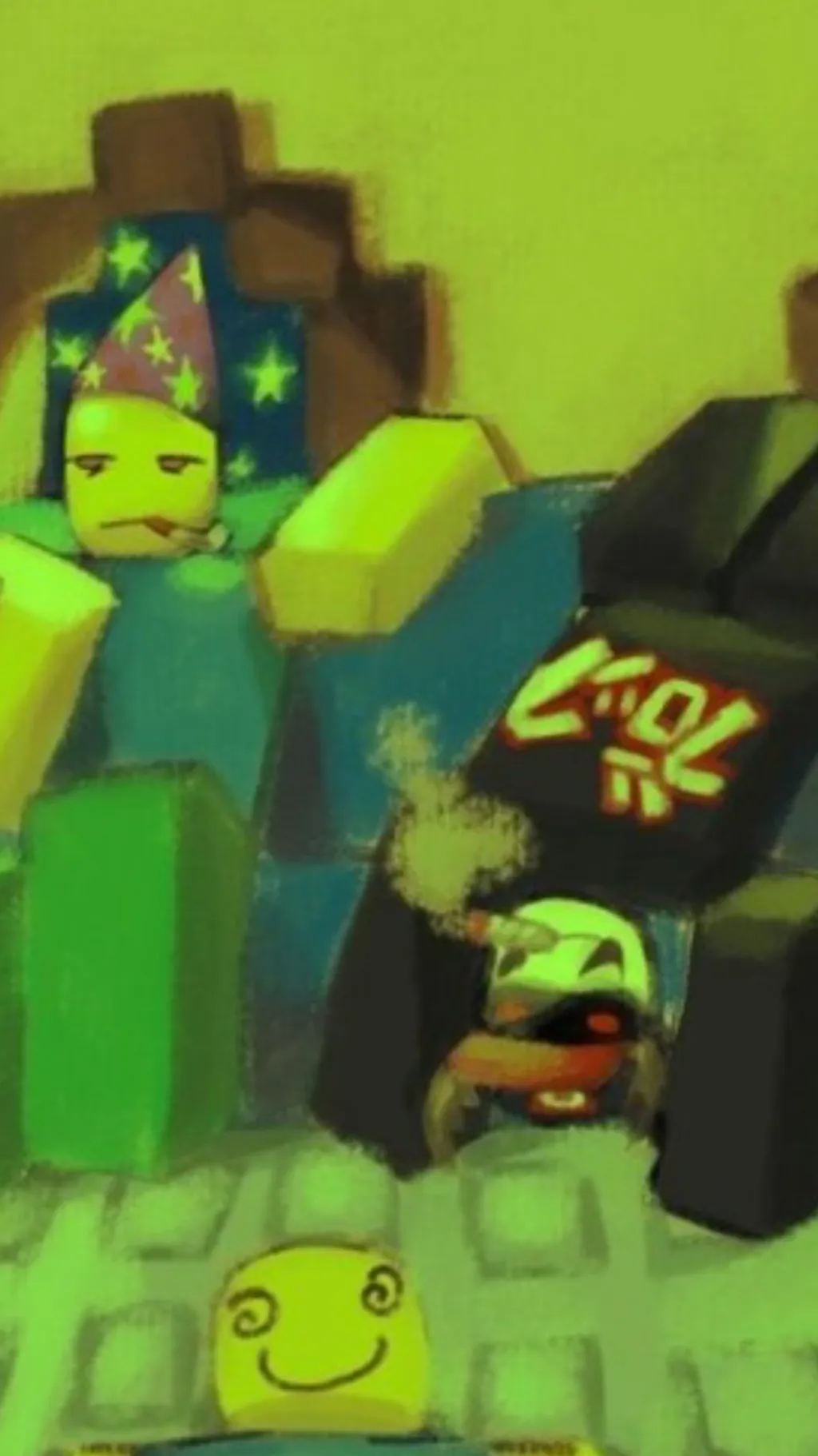 ai character: Regretevator!  background