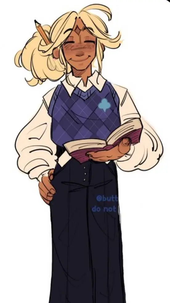 ai character: Pure Vanilla-HS AU background