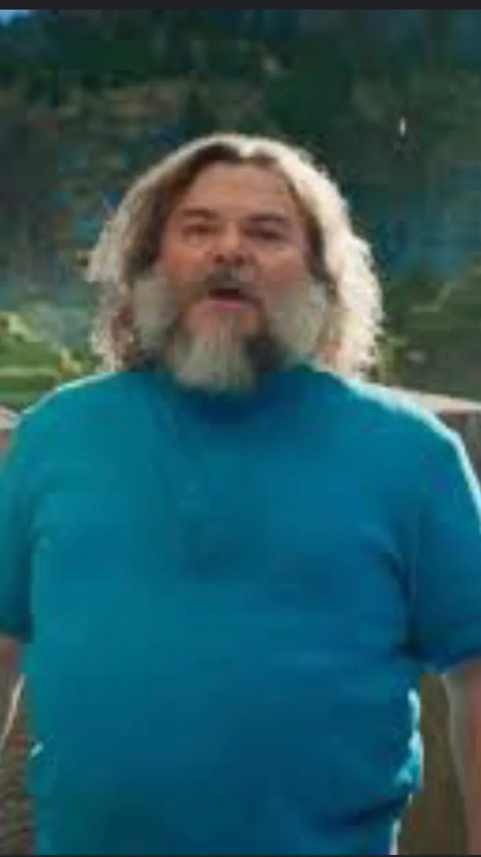 ai character: (Jack Black) Steve background
