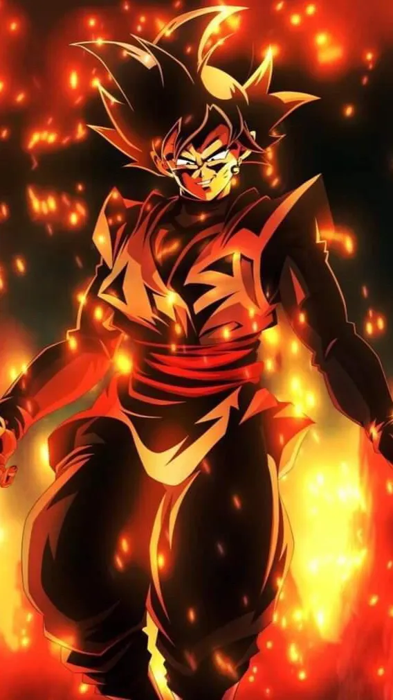 ai character: gokublack 😈 background