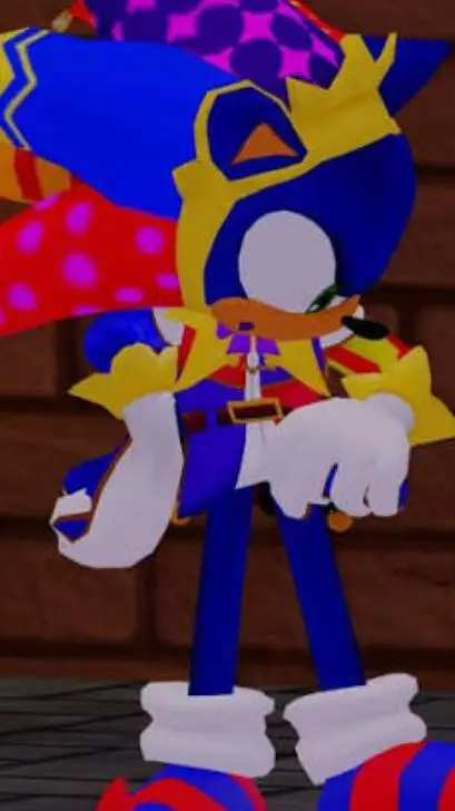 ai character: sonadow royalty background