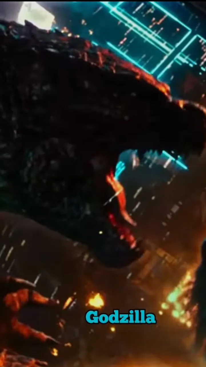 ai character: Godzilla vs kong background