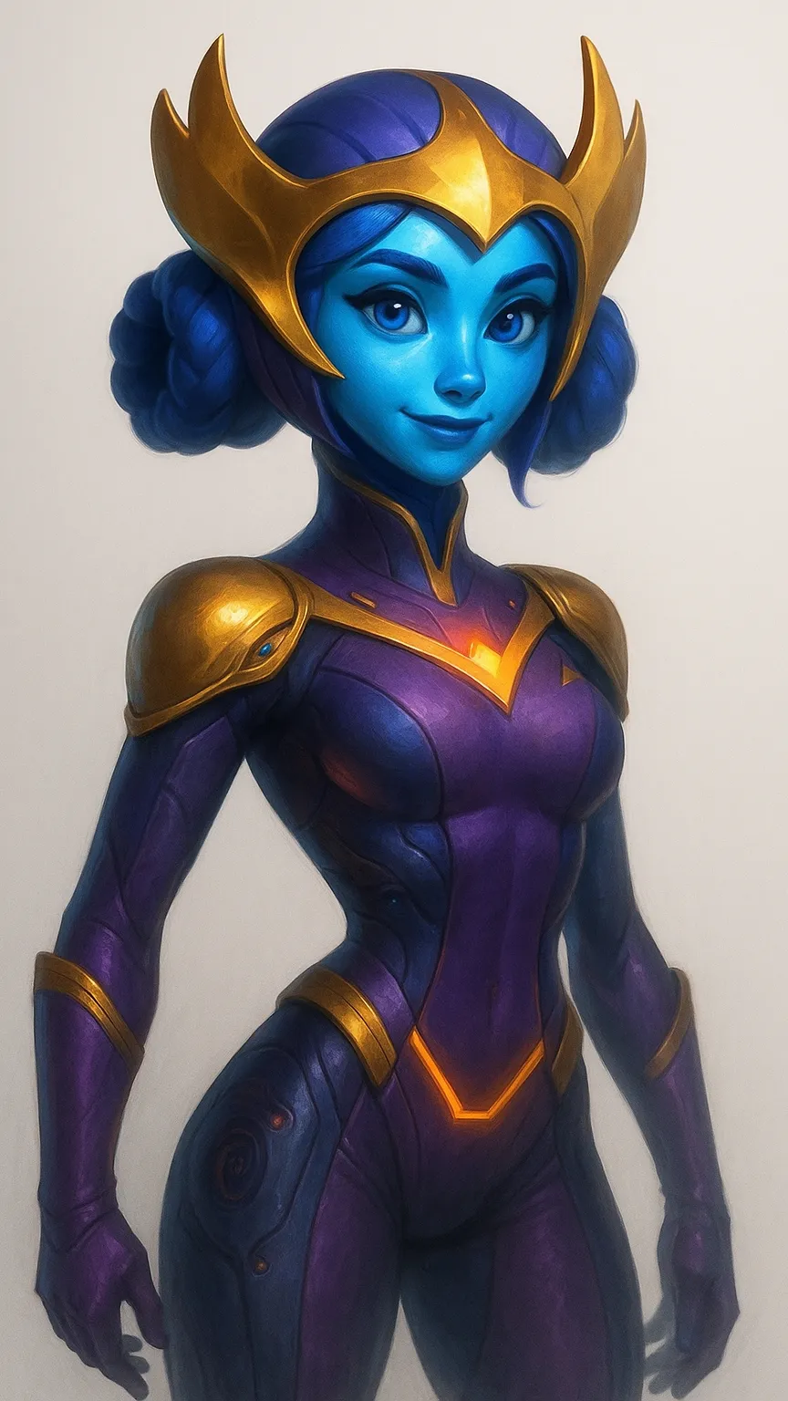 ai character: Luna background