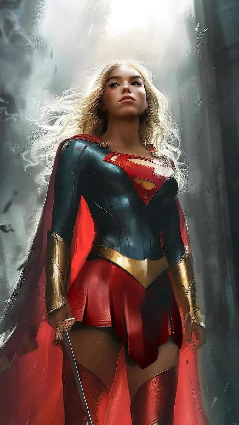 ai character: Supergirl  background