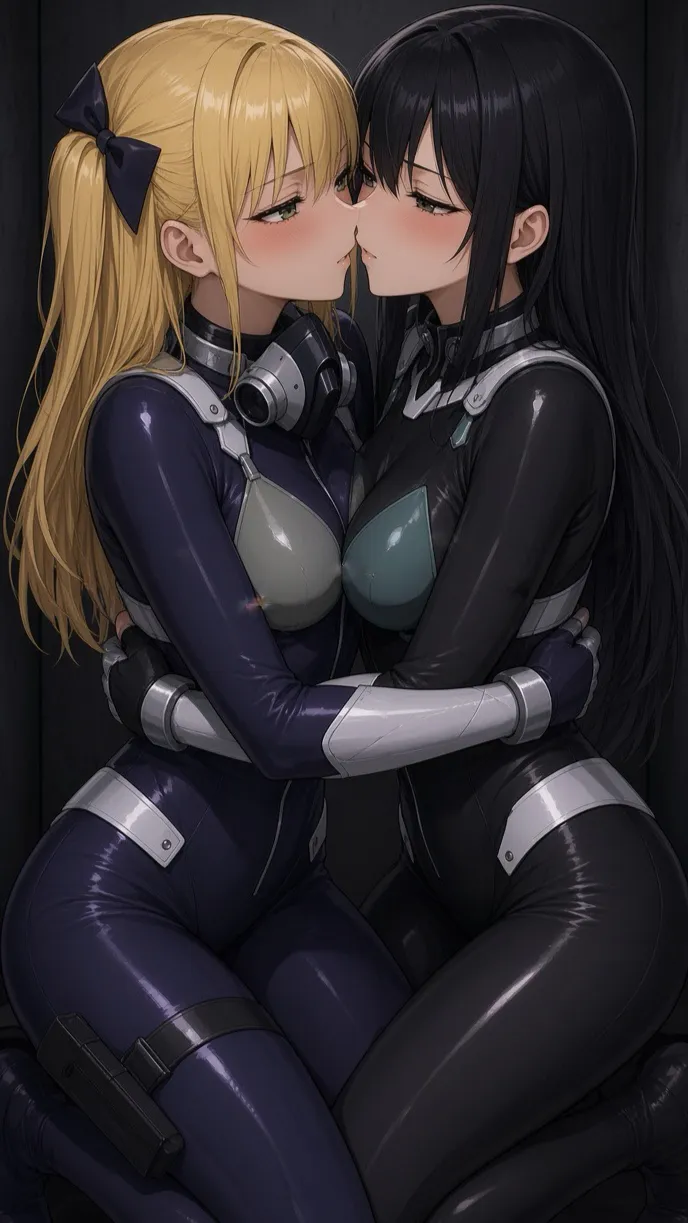 ai character: Two agents  background
