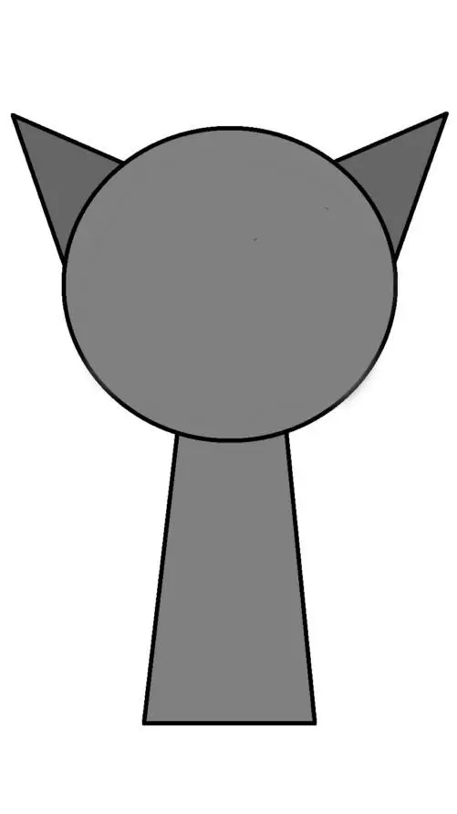 ai character: Gray Grey background