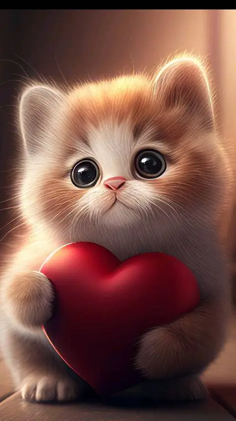 ai character: kitten background