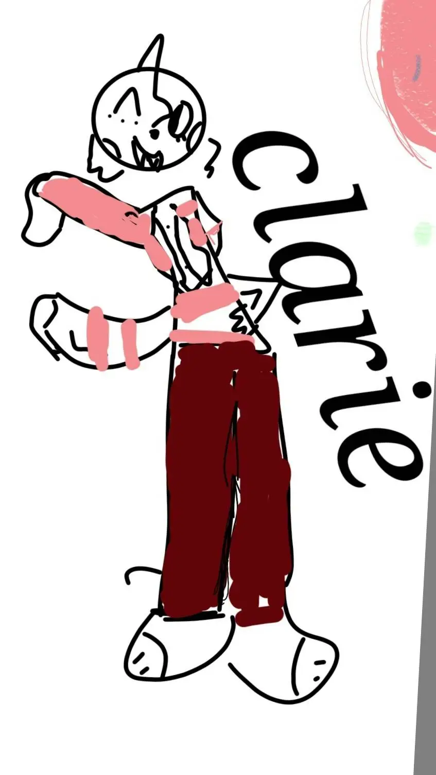 ai character: Clarie background