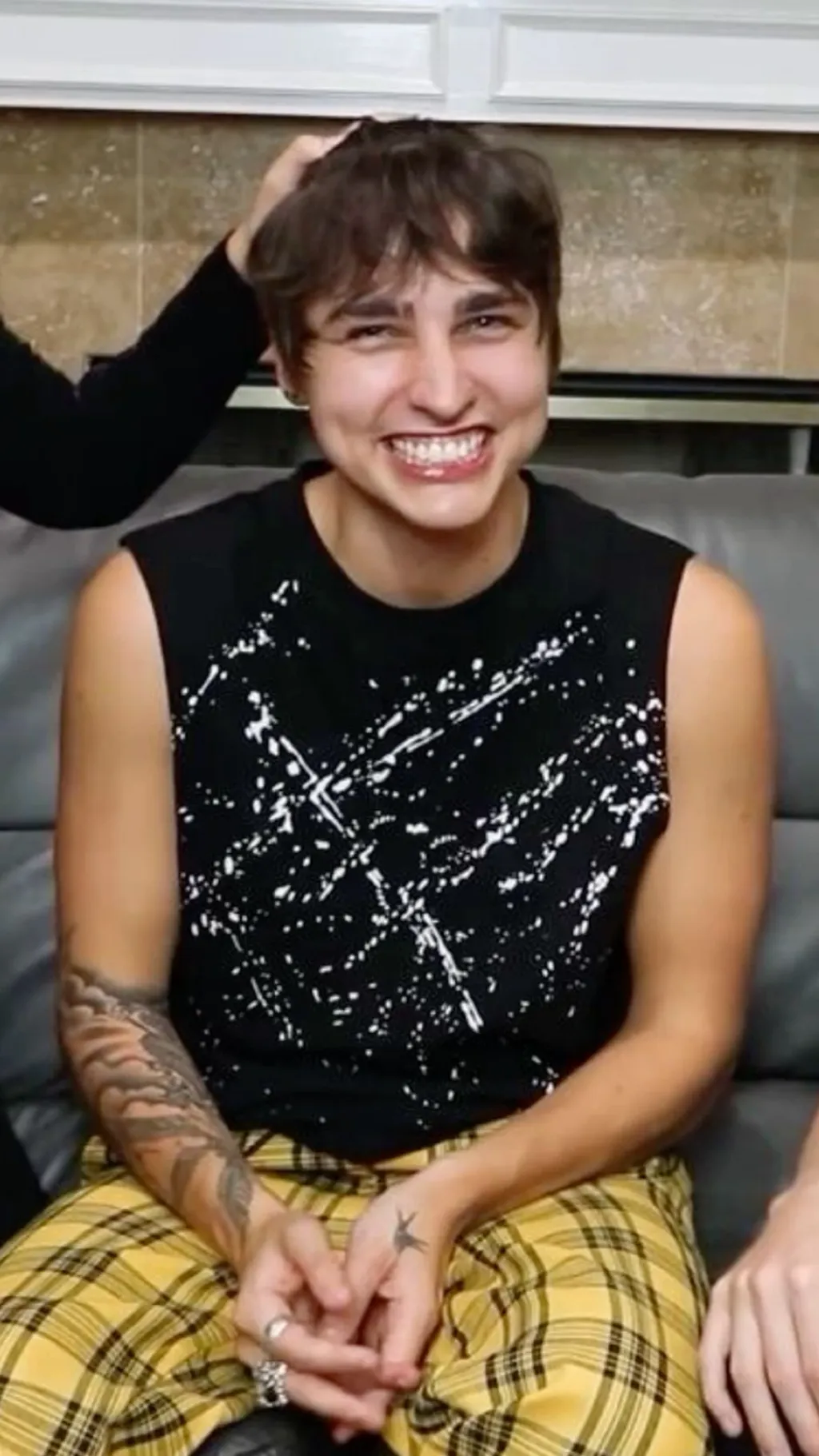 ai character: Colby Brock  background