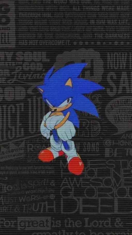 ai character: |jealous sonic| background