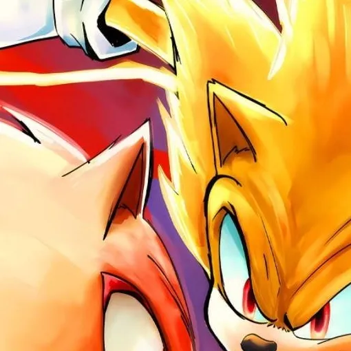 chat with ai character: sonic vs shadow