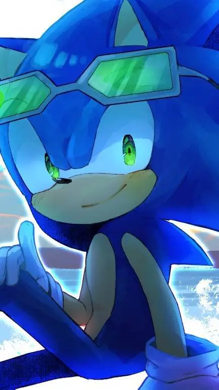 ai character: Sonic (ghost) background