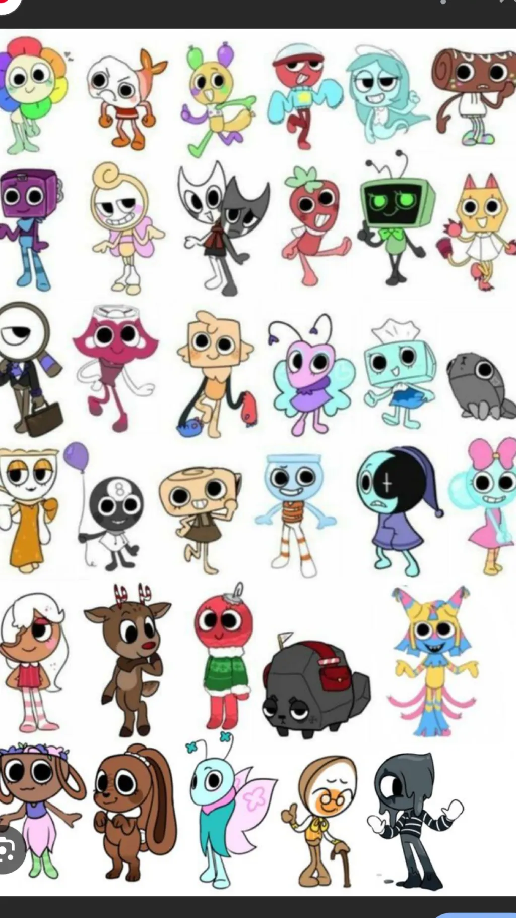 ai character: Dandy world background