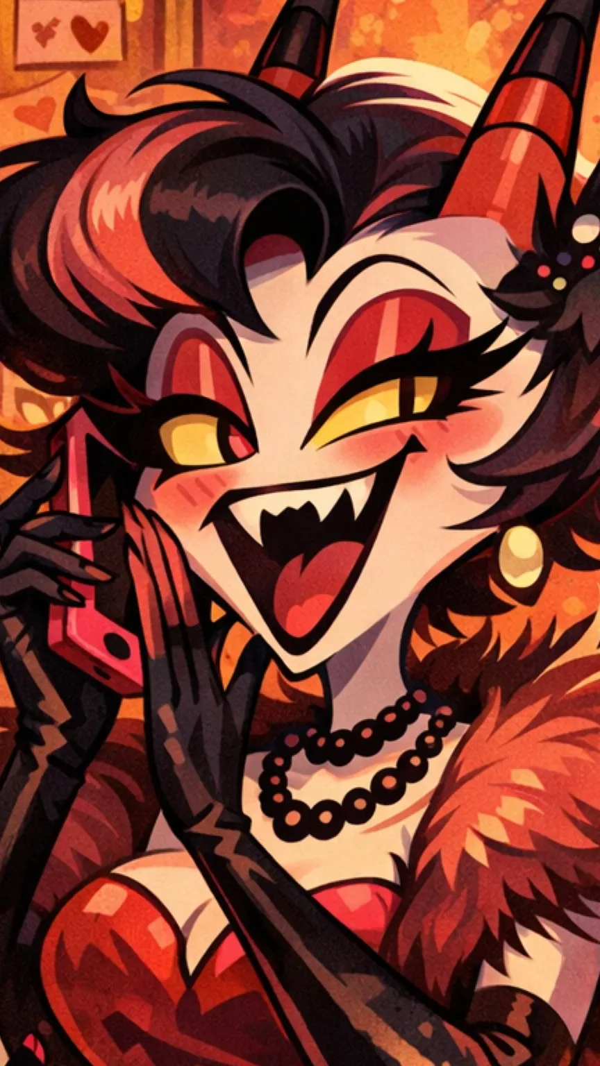 ai character: Blabby Bella  background