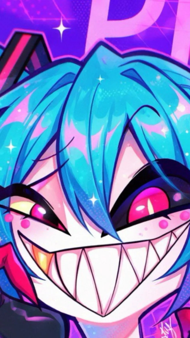 ai character: Miku Dust background
