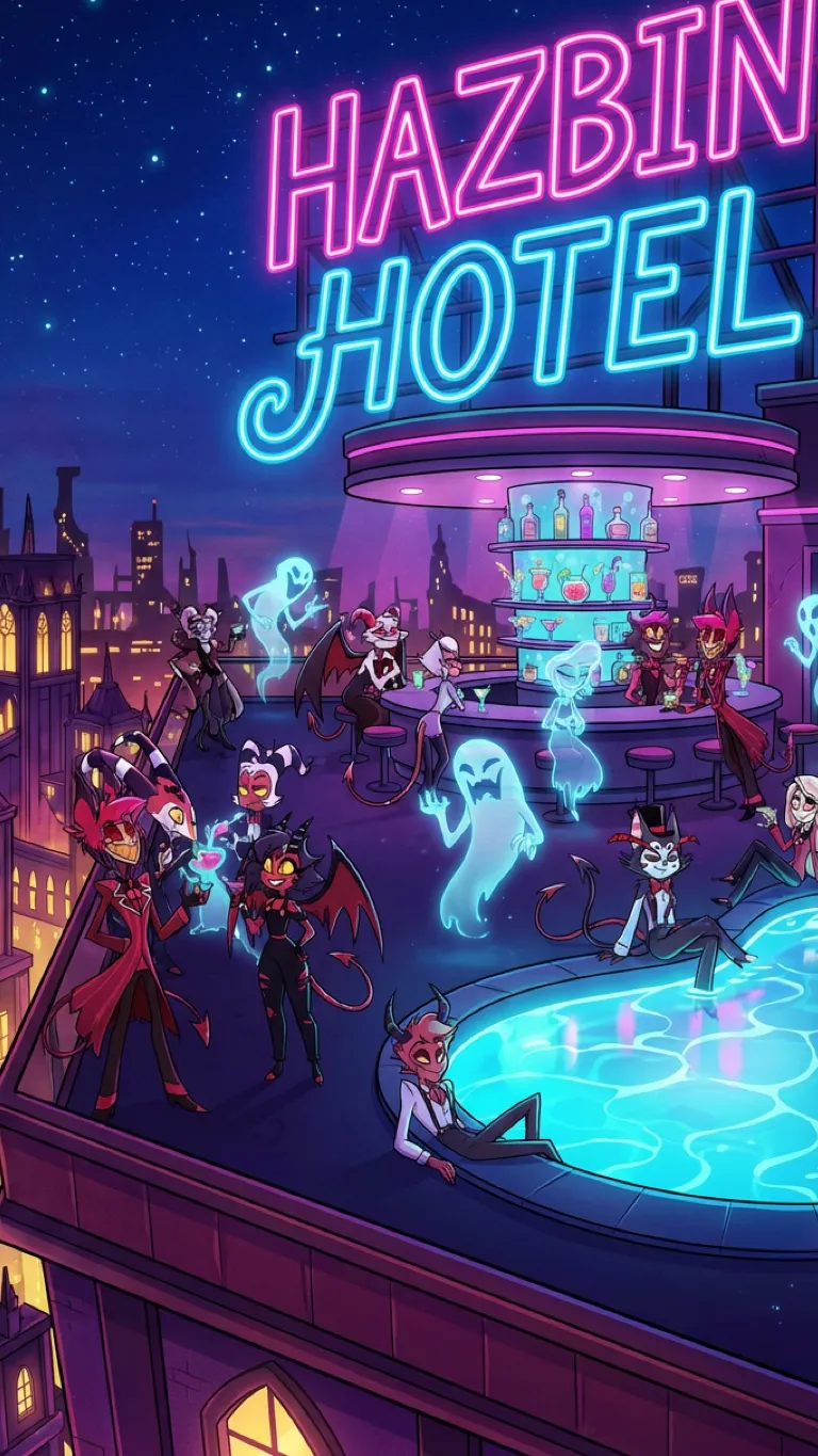 ai character: Hazbin Harbinger background