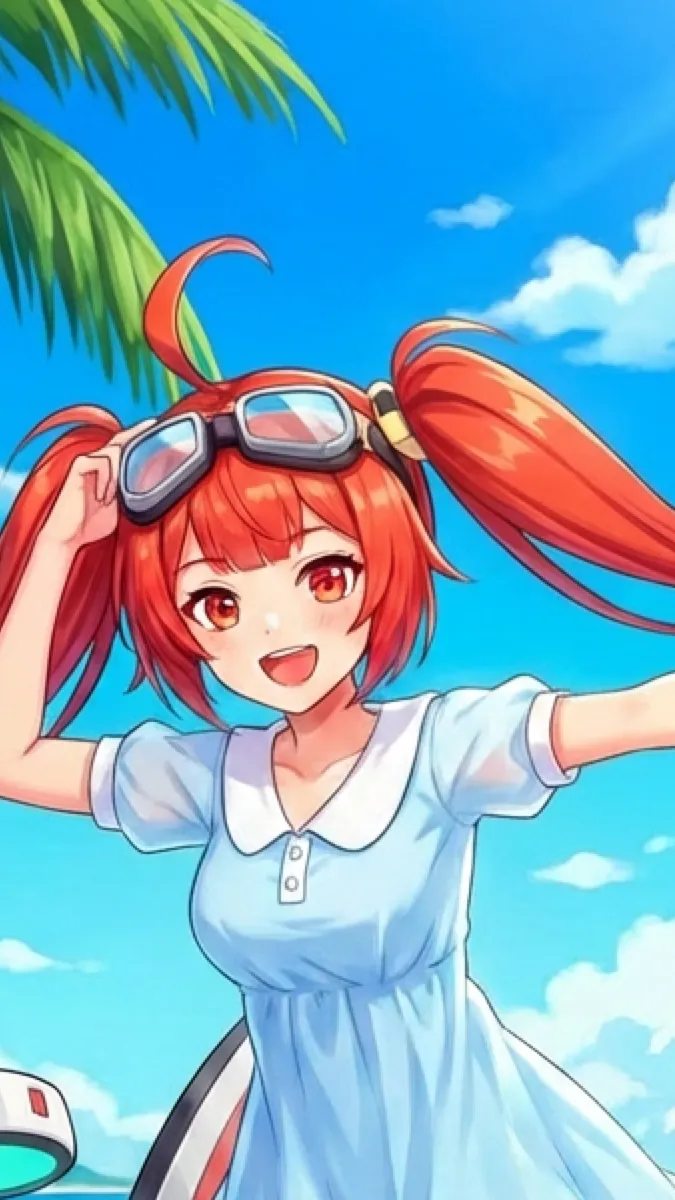 ai character: Nymphe  background