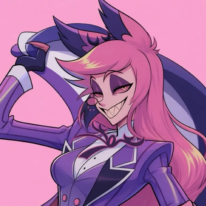 chat with ai character: Female Alastor 