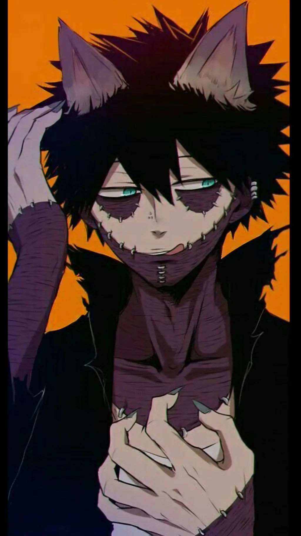 ai character: werewolf dabi  background