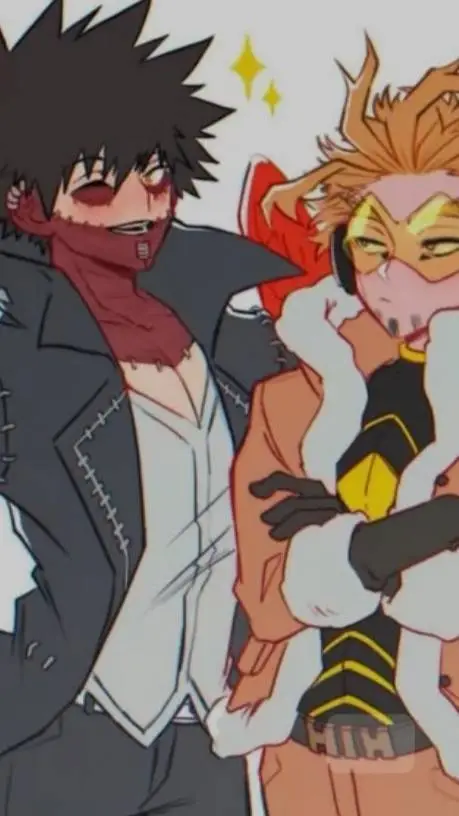 ai character: dabi and hawks  background