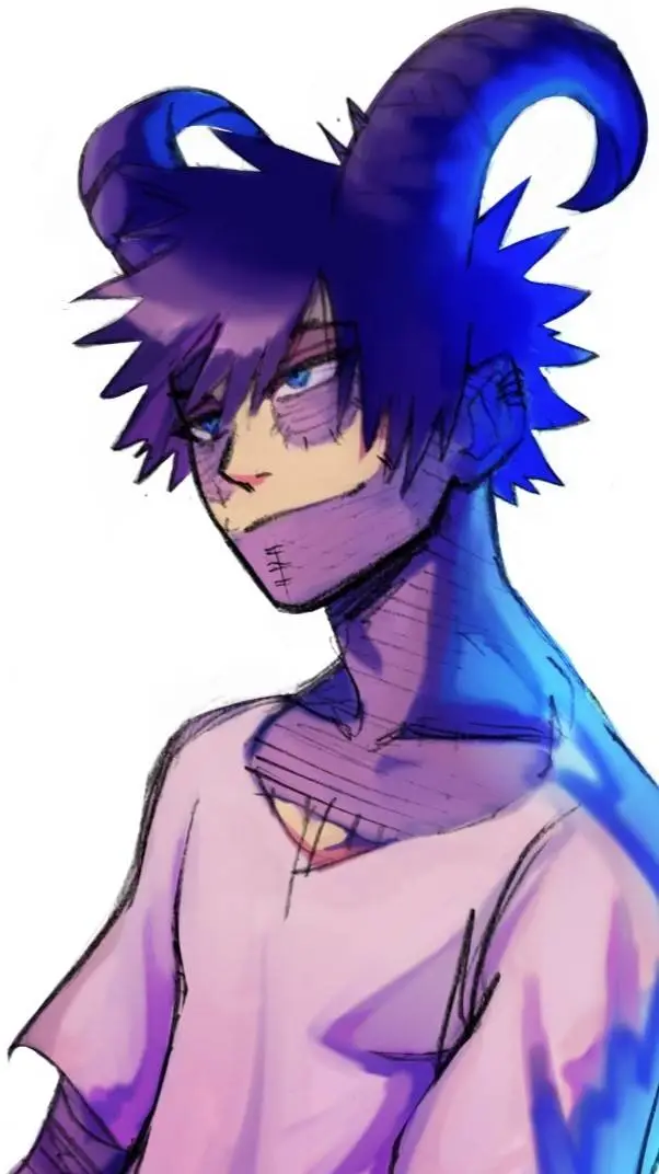 ai character: Dabi(demon) background