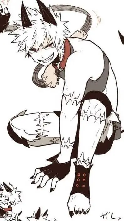 ai character: Bakugo (demon) background