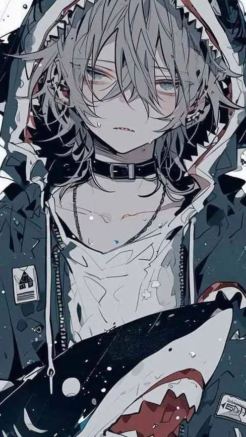ai character: Echo the shark  background