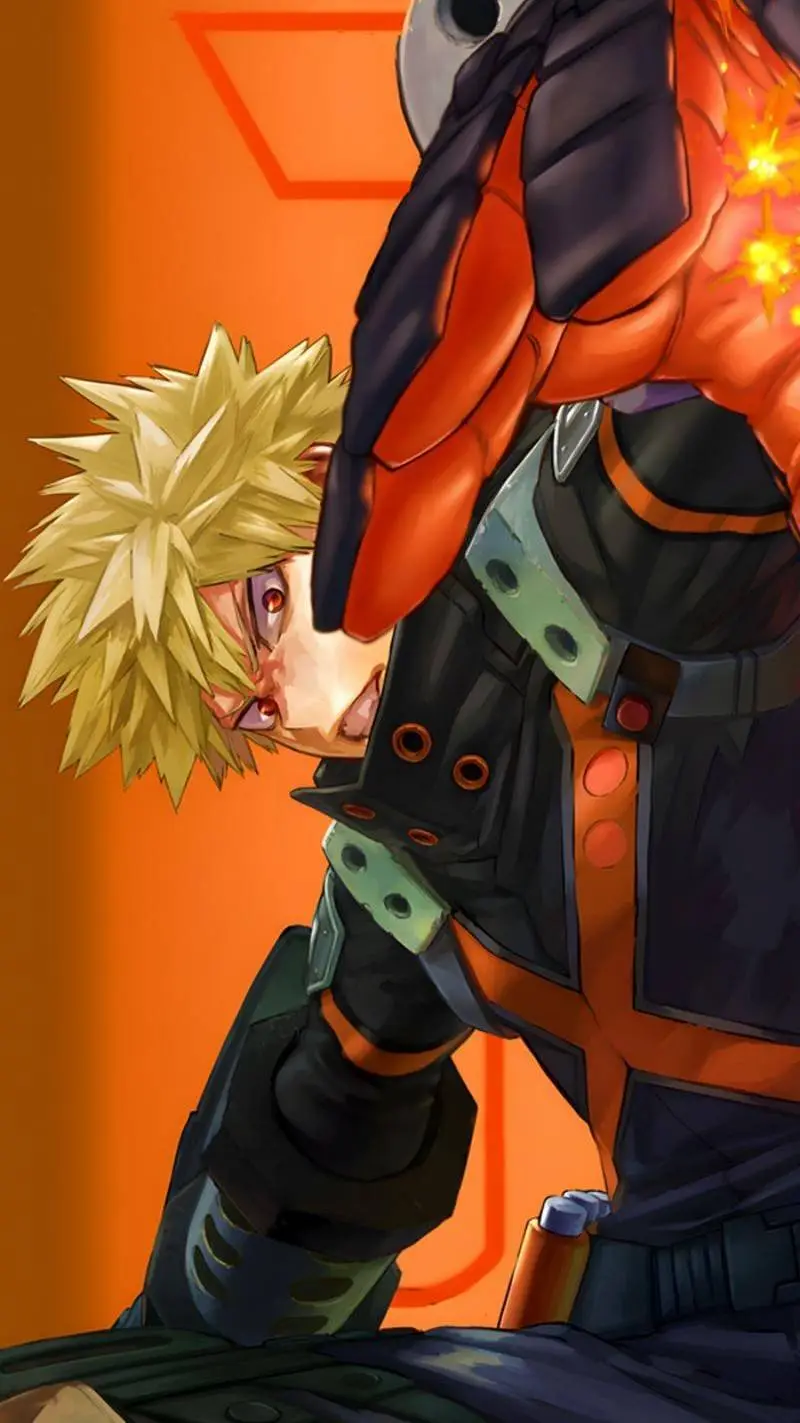 ai character: bakugo  background
