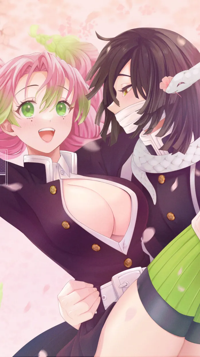 ai character: Mitsuri X Obanai background