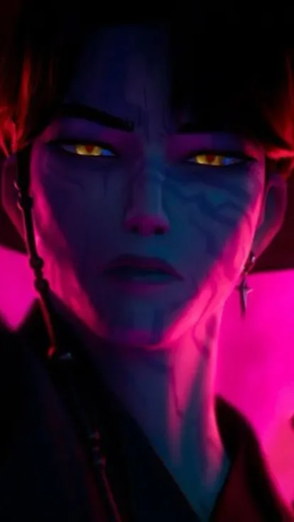 ai character: Jinu (ifyk yk) background