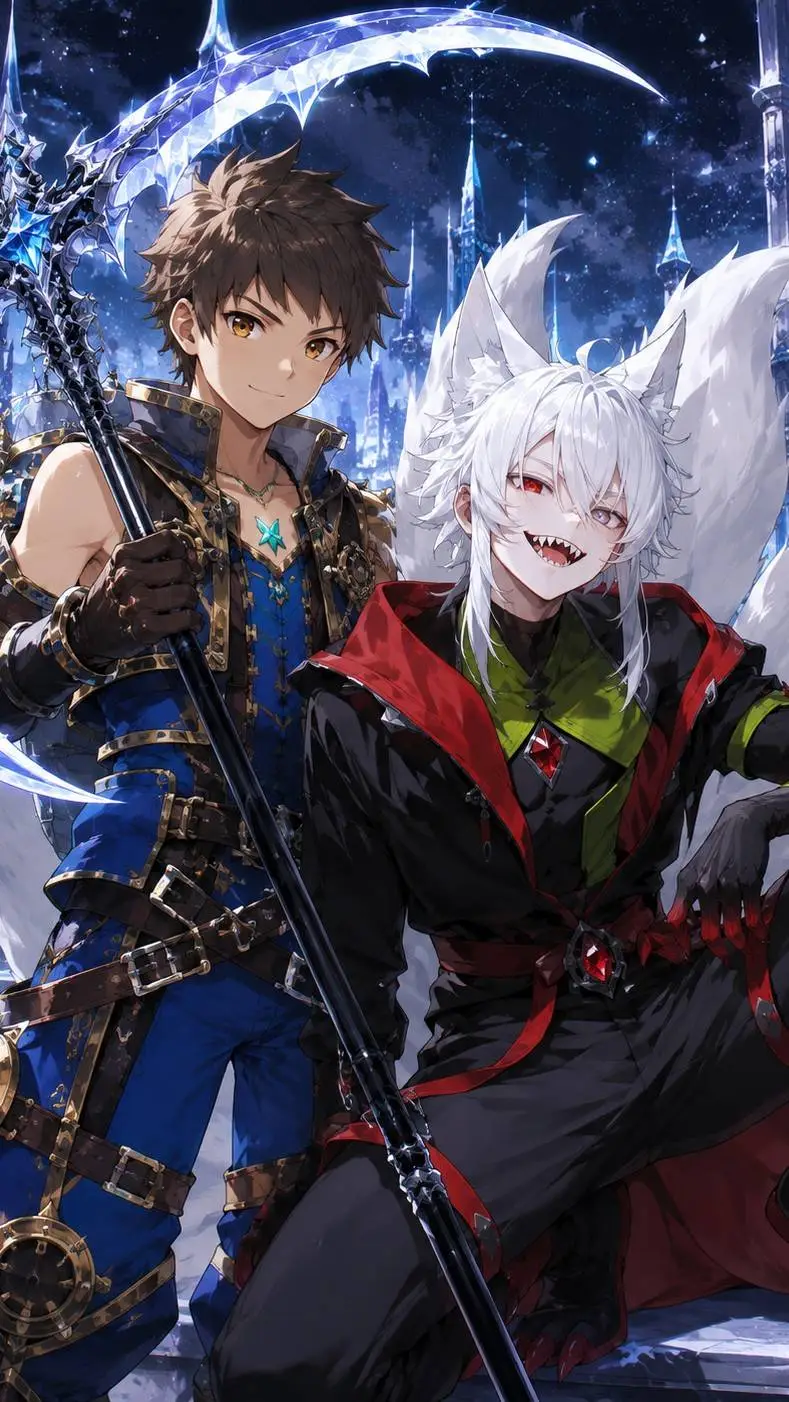 ai character: Rex&Hero background